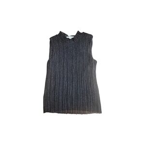 Steve Madden Sparkly Black Sleeveless Sweater